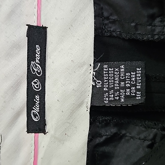 ๐ HOST PICK ๐ Classic Black Wide Leg Trousers, size 10 - Picture 6 of 6